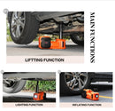 12V 5Ton Electric Car Hydraulic Jack with Tire Inflator Pump and LED Flashlight 3 in 1 Lift jacks With Safe Hammer Tools For Car