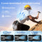 10000mAh Portable Waist Fan Mini Hanging Neck Fan USB Rechargeable Fan with Power Bank LED Light for Outdoor Camping Working