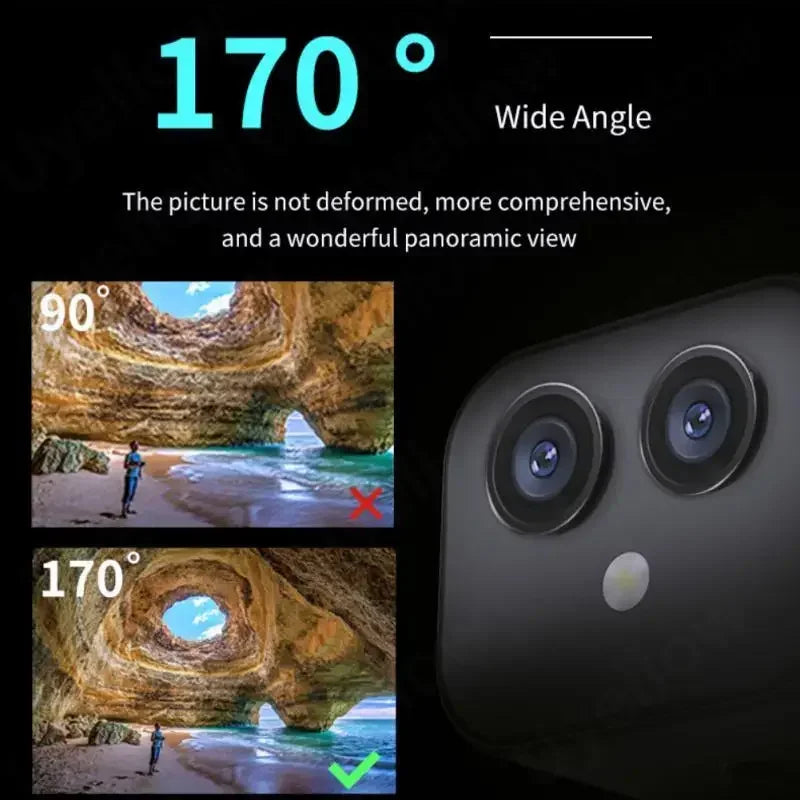 Smart Home 4K HD Mini WiFi Cam Wireless Security Surveillance Micro Dual Webcam IP Camcorders Night Vision Sports Monitor Magnet