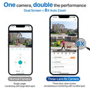 PTZ IP Camera 5K 9MP Wifi Camera 4K HD Dual Lens Security Protection Security CCTV Video Surveillance Camera Police Light Alarm