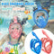Kids Snorkel Mask Full Face, Snorkeling Set with Camera Mount, Foldable 180 Degree Panoramic View Snorkeling Gear Anti-Fog Leak