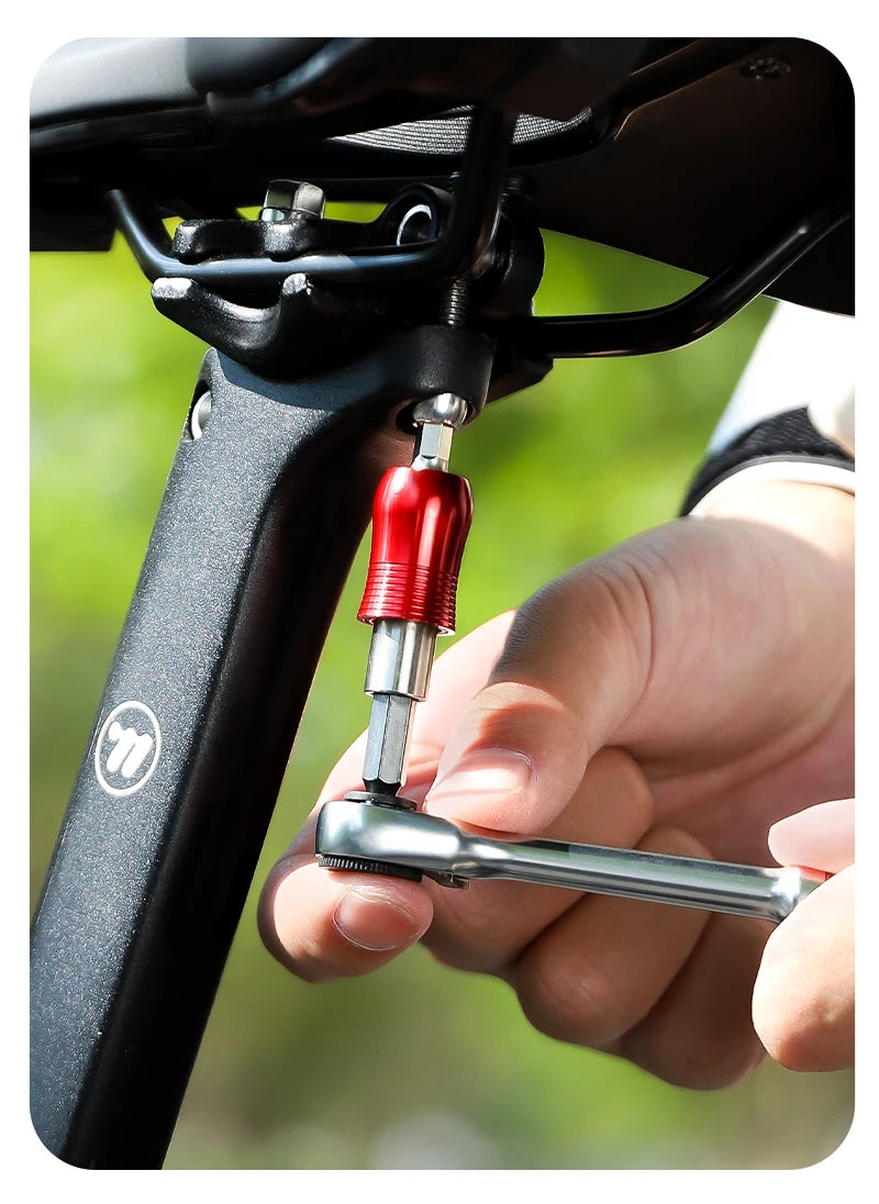 Portable Ratchet Wrench Kit Multifunction Bicycle Tools 14 In 1 Multitool Set Tyre Lever MTB Road Bike Gadgets