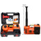 12V 5Ton Electric Car Hydraulic Jack with Tire Inflator Pump and LED Flashlight 3 in 1 Lift jacks With Safe Hammer Tools For Car