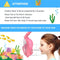 Kids Snorkel Mask Full Face, Snorkeling Set with Camera Mount, Foldable 180 Degree Panoramic View Snorkeling Gear Anti-Fog Leak