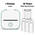 T02 Mini Thermal Printer Phomemo T02 Sticker Maker Machine Portable Bluetooth Pocket Printer Study Supplies for Photos Notes