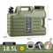 10-25L Outdoor Water Bucket Large-Capacity Portable Camping Water Bag Container with Faucet Driving Water Tank for Picnic Hiking