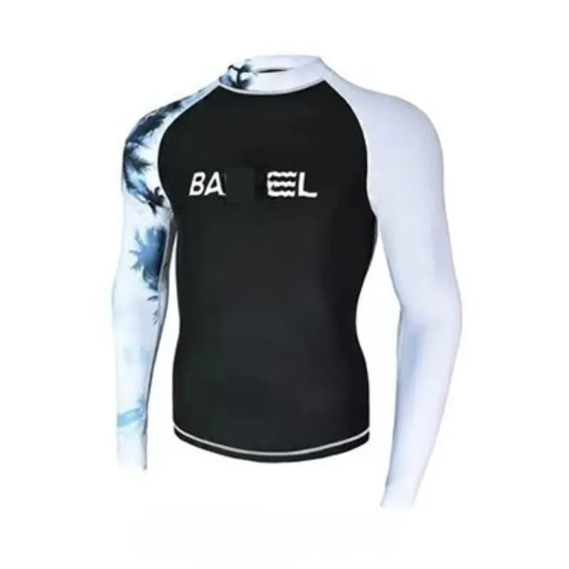 Diving Suit for Men Swimsuit Long Sleeved Sunscreen Quick Drying Rash Guard Surfing Suit Snorkeling Set Bathing Suit