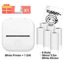 T02 Mini Thermal Printer Phomemo T02 Sticker Maker Machine Portable Bluetooth Pocket Printer Study Supplies for Photos Notes