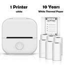 T02 Mini Thermal Printer Phomemo T02 Sticker Maker Machine Portable Bluetooth Pocket Printer Study Supplies for Photos Notes