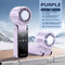 Outdoor Foldable Portable Handheld Fan Mini Cooling Rechargeable 3600mAh 100-level Free Control High Speed Turbo Fan Air Cooler
