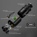 Powerful Mini LED Flashlight Super Bright Aluminium Pocket Torch Rechargeable Waterproof Hiking Camping Flash Light with Magnet