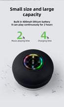 Mini Bluetooth Speaker Waterproof Bathroom Audio Wireless Shower Speakers RGB Light for Phone Soundbar Hand Free Car Loudspeaker