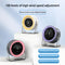 100-speed Desktop Fan Digital Display Wall Mount Desk Fan Super Quiet Usb Office Dorm Air Circulator Home Camping Outdoor