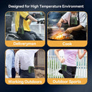 10000mAh Portable Waist Fan Mini Hanging Neck Fan USB Rechargeable Fan with Power Bank LED Light for Outdoor Camping Working