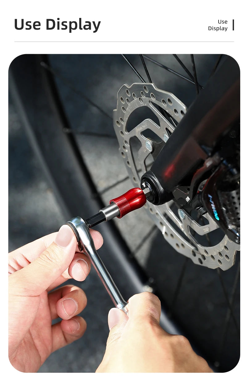 Portable Ratchet Wrench Kit Multifunction Bicycle Tools 14 In 1 Multitool Set Tyre Lever MTB Road Bike Gadgets