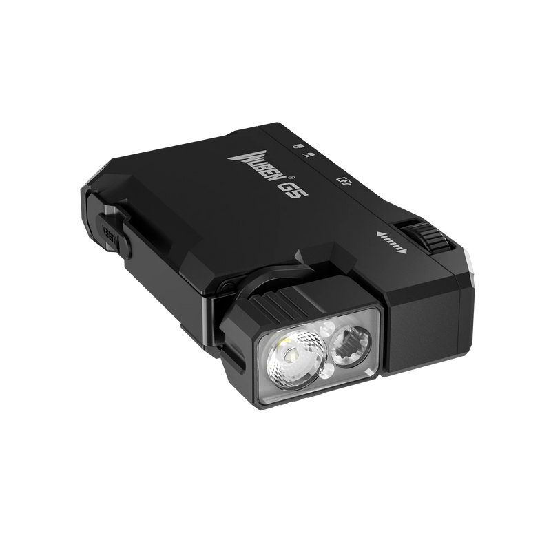 WUBEN G5 EDC Flashlight 400Lumens RGB&White Type-C Rechargeable Pocket-Sized Brilliance Keychain Light Bulit-in Battery