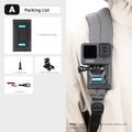 Vamson Universal Mobile Phone Holder Adjustable Cellphone Backpack Clip Mount for iPhone Bracket Smartphone Stand Fixed Hiking