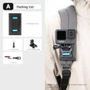 Vamson Universal Mobile Phone Holder Adjustable Cellphone Backpack Clip Mount for iPhone Bracket Smartphone Stand Fixed Hiking