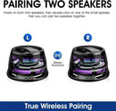 Bluetooth Speaker Portable G200 RGB Lighting Magnetic Speaker BT5.3 Mini Sound Box 7 Hours Playback Phone Holder