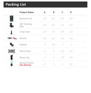 Vamson Universal Mobile Phone Holder Adjustable Cellphone Backpack Clip Mount for iPhone Bracket Smartphone Stand Fixed Hiking