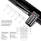 XIKCU Soundbar Speakers Bluetooth 5.3 Stereo Soundbar Surround Sound Home Cinema with Remote Control Support RCA AUX TF-Card
