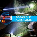 High Power Rechargeable Led Flashlight Very Strong Led Flashlight With Built-in Battery Torch For Outdoor Camping Hiking Fishing