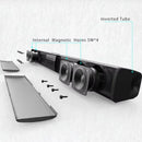 XIKCU Soundbar Speakers Bluetooth 5.3 Stereo Soundbar Surround Sound Home Cinema with Remote Control Support RCA AUX TF-Card
