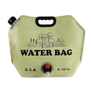 Outdoor Large Capacity Water Bag 8L Foldable Water Storage Bag Portable Hiking Water Container Bucket Pouch Camping Supplies