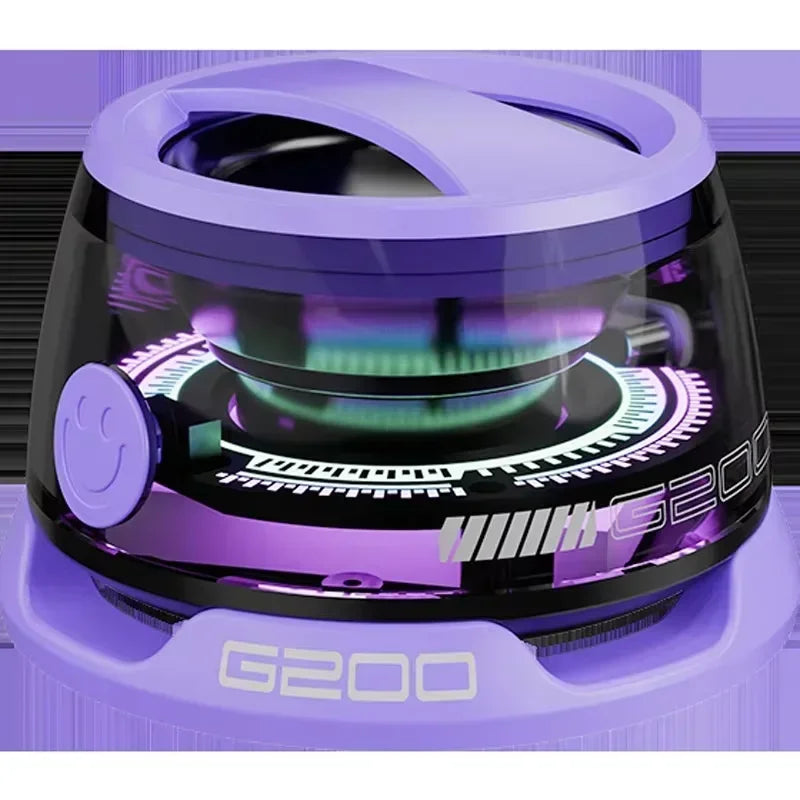 Bluetooth Speaker Portable G200 RGB Lighting Magnetic Speaker BT5.3 Mini Sound Box 7 Hours Playback Phone Holder