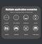 Mini Electric Screwdriver Set 38 in 1 Magnetic Screwdriver with 30 Bits 5 Torque Settings Multi-Function Repair Power Tool Set
