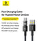 Baseus 100W USB Cable For Huawei Honor LED Display USB Cable Type C for Tablet Fast Charging Data Wire For Xiaomi 14