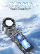 Outdoor Foldable Portable Handheld Fan Mini Cooling Rechargeable 3600mAh 100-level Free Control High Speed Turbo Fan Air Cooler