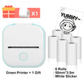 T02 Mini Thermal Printer Phomemo T02 Sticker Maker Machine Portable Bluetooth Pocket Printer Study Supplies for Photos Notes