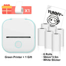 T02 Mini Thermal Printer Phomemo T02 Sticker Maker Machine Portable Bluetooth Pocket Printer Study Supplies for Photos Notes