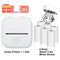 T02 Mini Thermal Printer Phomemo T02 Sticker Maker Machine Portable Bluetooth Pocket Printer Study Supplies for Photos Notes