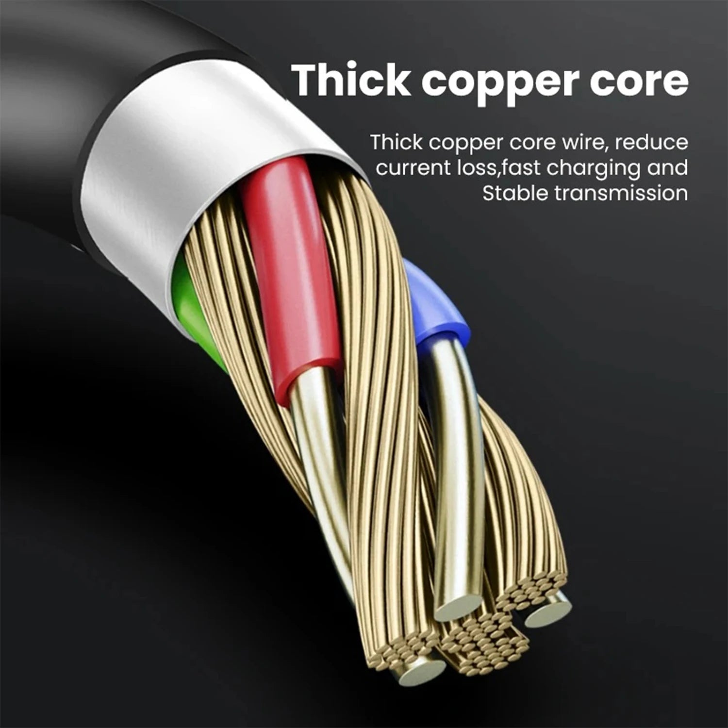 6A Super Quick Charging Dual Type C Cables 240W 480Mbp/s High-speed Data Transfer USB C To C Wire Cord Digital Display Cable