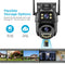 4K 8MP HD Wifi PTZ Camera Outdoor 4MP Dual Lens Dual Screen AI Auto Tracking IP Camera CCTV Audio Video Surveillance P2P iCSee