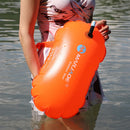 Swimming Bucket Dry Bag PVC Inflatable Swim Buoy Tow Bag suit for Swimming Snorkeling Water Sports Accessories