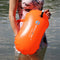 Swimming Bucket Dry Bag PVC Inflatable Swim Buoy Tow Bag suit for Swimming Snorkeling Water Sports Accessories
