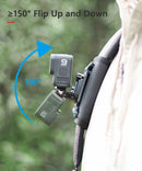Vamson Universal Mobile Phone Holder Adjustable Cellphone Backpack Clip Mount for iPhone Bracket Smartphone Stand Fixed Hiking