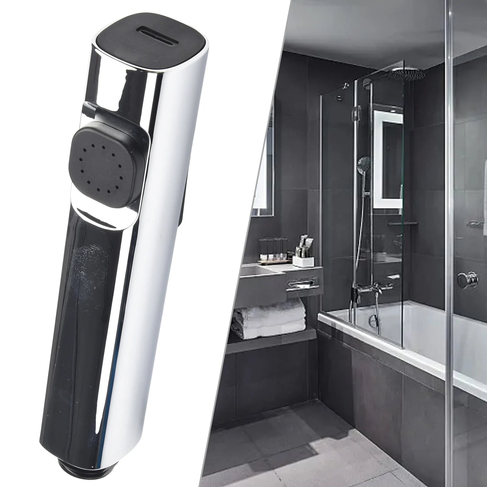1PC Toilet Douche Bidet Head Handheld Spray For Sanitary Shattaf Shower Bathroom ABS G1/2" Faucet Bidet Water Leakage Parts