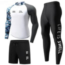 Diving Suit for Men Swimsuit Long Sleeved Sunscreen Quick Drying Rash Guard Surfing Suit Snorkeling Set Bathing Suit
