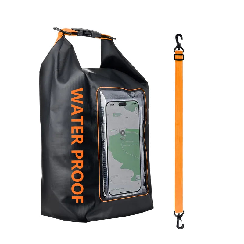 Waterproof PVC Dry Bag 5L 2L Swimming Diving Rafting Floating Shoulder Outdoor Beach Sport Kayaking Travel Crossbody Bag Surfing