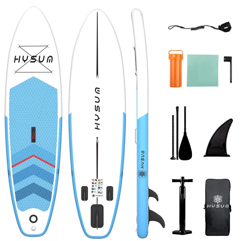 Double Layer paddle board Pvc Portable Sup Inflatable Supboard Backpack Inflavel Fold Surfboard сапборд