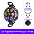 K21 Semiconductor Magnetic Phone Cooler with Temperature Display Universal for PhonesTablets Fast Heat Dissipation for Gaming