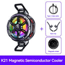 K21 Semiconductor Magnetic Phone Cooler with Temperature Display Universal for PhonesTablets Fast Heat Dissipation for Gaming
