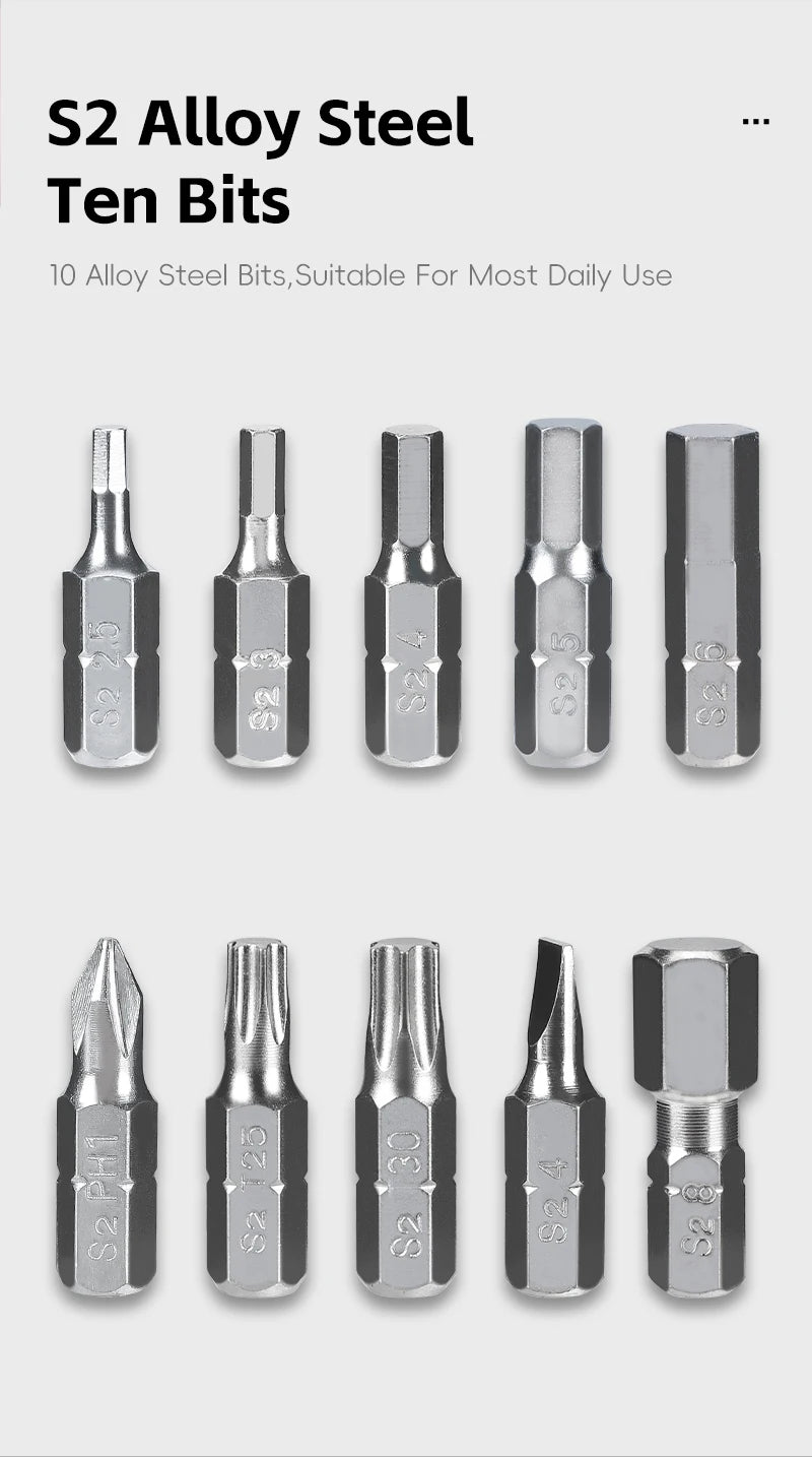 Portable Ratchet Wrench Kit Multifunction Bicycle Tools 14 In 1 Multitool Set Tyre Lever MTB Road Bike Gadgets