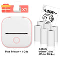 T02 Mini Thermal Printer Phomemo T02 Sticker Maker Machine Portable Bluetooth Pocket Printer Study Supplies for Photos Notes