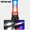 High Power Rechargeable Led Flashlight Very Strong Led Flashlight With Built-in Battery Torch For Outdoor Camping Hiking Fishing