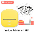 T02 Mini Thermal Printer Phomemo T02 Sticker Maker Machine Portable Bluetooth Pocket Printer Study Supplies for Photos Notes